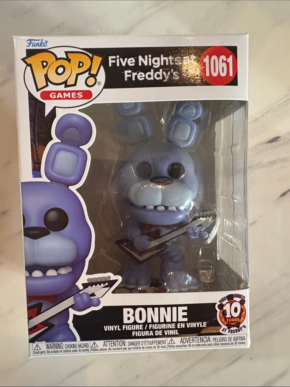 NEW IN BOX - FIVE NIGHTS AT FREDDY’S BONNIE VINYL FIGURE